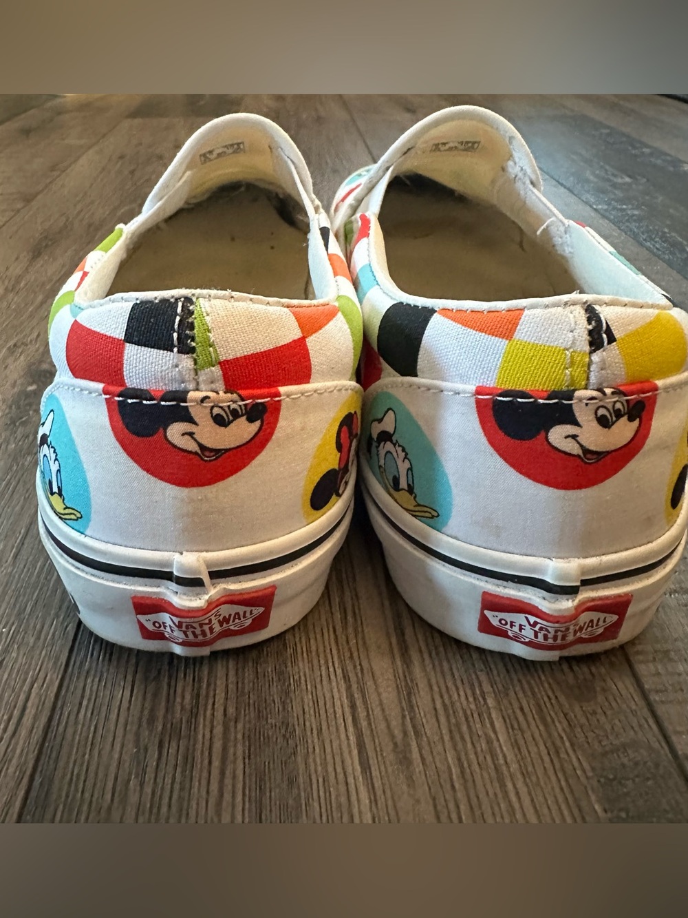 Vans Disney Old Skool Men 9 Women 10.5 White 50th Anniversary Mickey Authentic - Picture 4 of 7